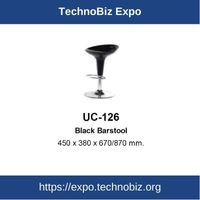 UC-126 Black Barstool